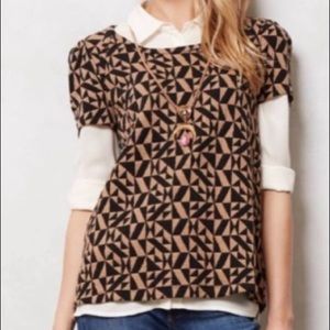 Anthro Postmark Trace Jaquard Geometric To…